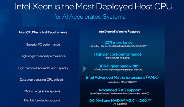 Intel至强6：AI江湖的幕后大佬、NVIDIA B300的唯一伙伴